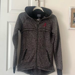 Box seat hooded jacket size S